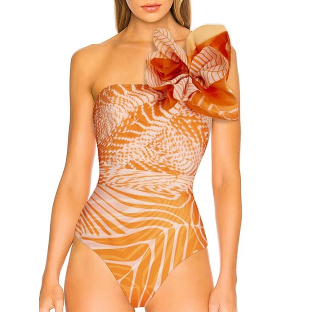 Ashore Shop Luxury Swimwear 2023 New Botanical Print One Piece Swimsuit