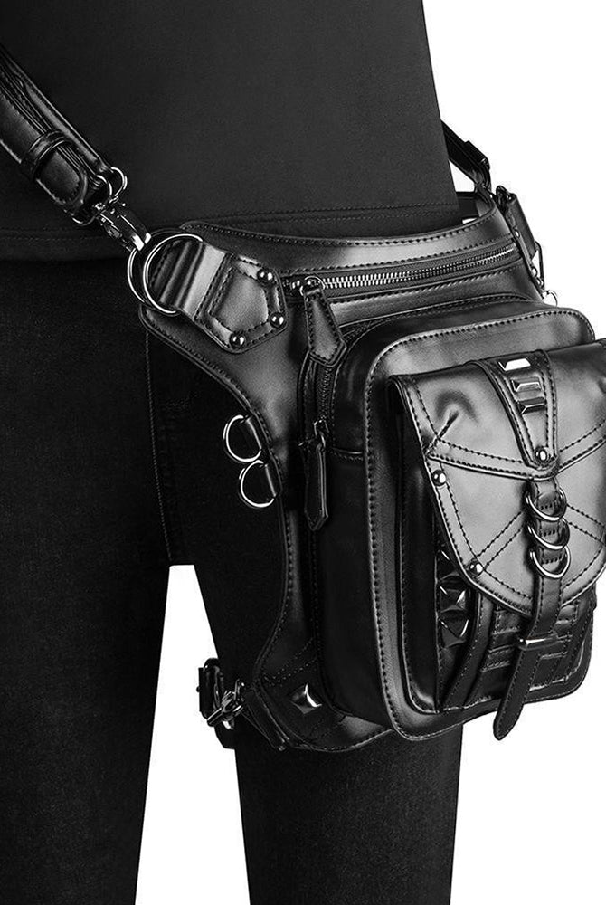 Punk Biker Bags New Men Womens Bag Single Shoulder Messenger Bag