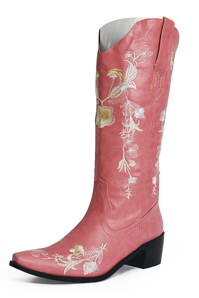 Cowgirl Boots Western Cowboy Long Winter Autumn Boots For Women 2022