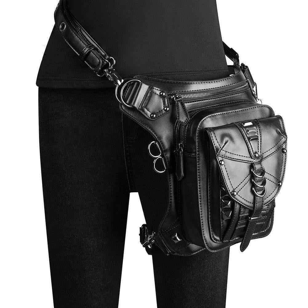 Punk Biker Bags New Men Womens Bag Single Shoulder Messenger Bag