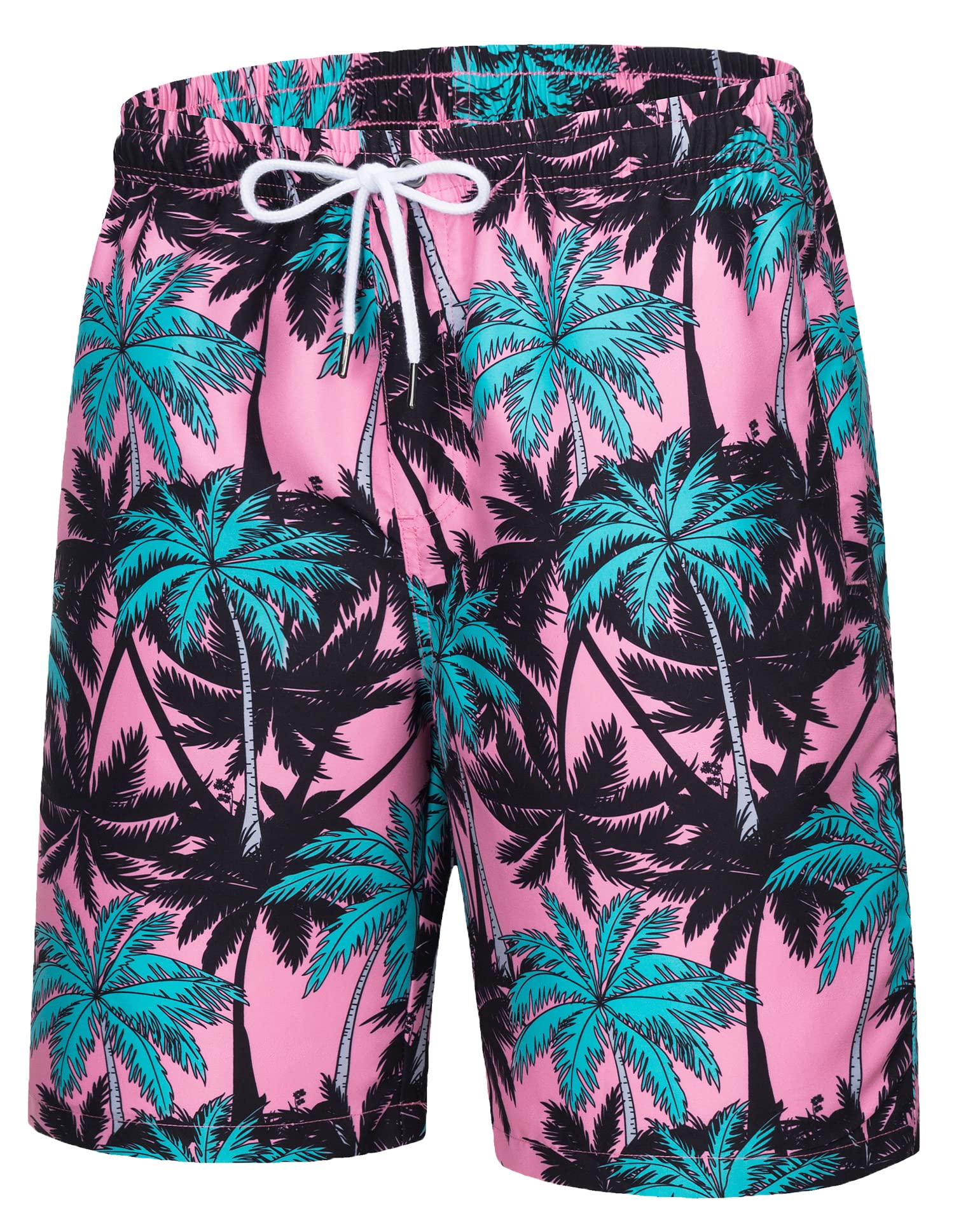 Ashore Mens Swim Shop Mens Swim Trunk Fashion Summer Quick Dry Beach Shorts Mens Board Swim Trunks Shorts Surfing Swimwear W/ Pocket Me