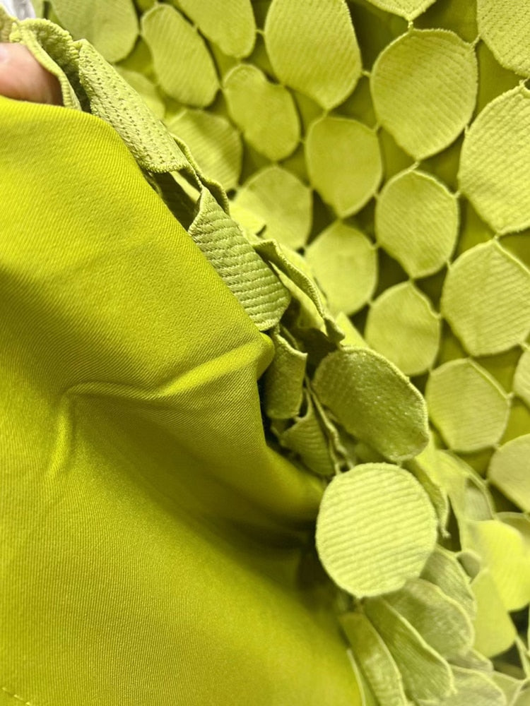 ASHORE SHOP Womens Skirts Cut Out Skirt For Women High Waist Patchwork Tassel Irregular