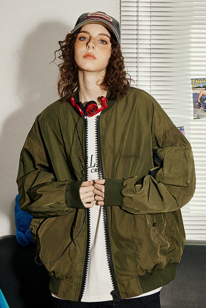 Thick_zipper_flight_jacket_men_s_baseball_couple_jacket_women_s_spring0