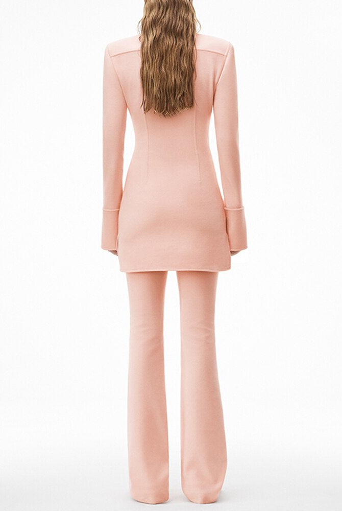 ASHORE SHOP Casual Solid Two Piece Set Women N