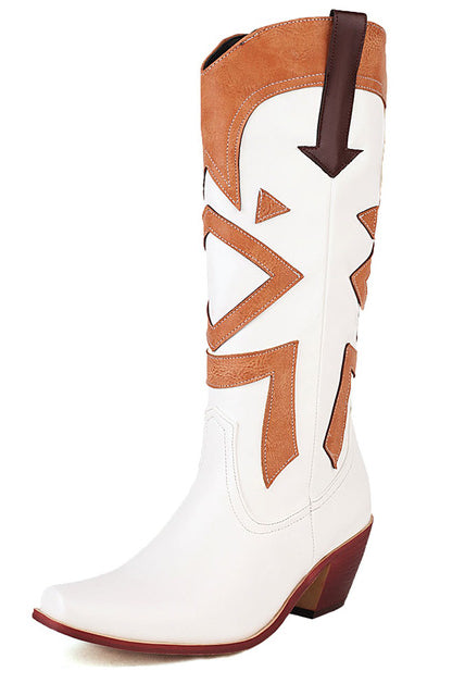 Cowgirl Boots Western Cowboy Long Winter Autumn Boots For Women 2022