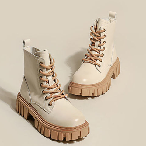 Women Fashion Martin Boots Spring and Autumn Single Boot