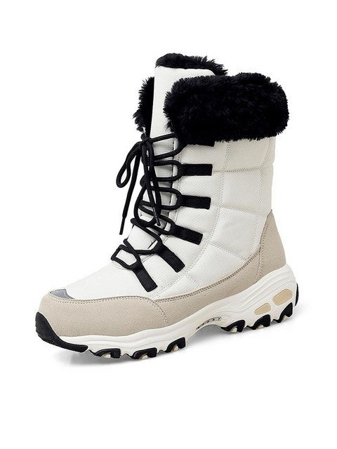 Snow Ankle Boots for Women Winter Shoes Keep Warm Waterproof Snow Boots Recreation Ski Boots