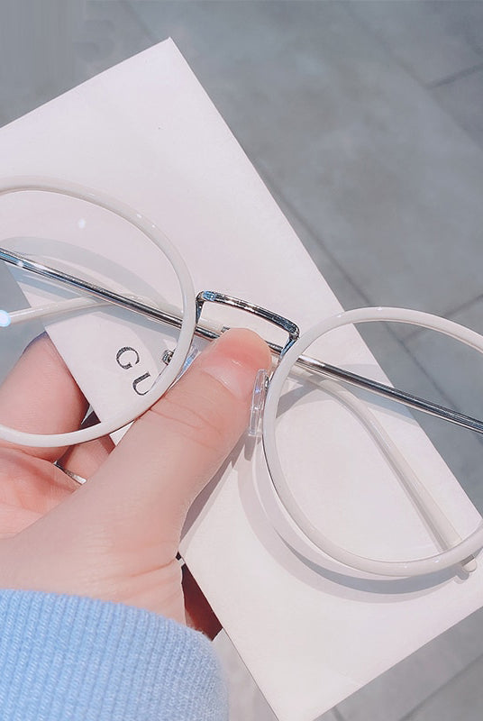 Ashore Vision Center Round Glasses Frame Men Women Metal Glasses Frames