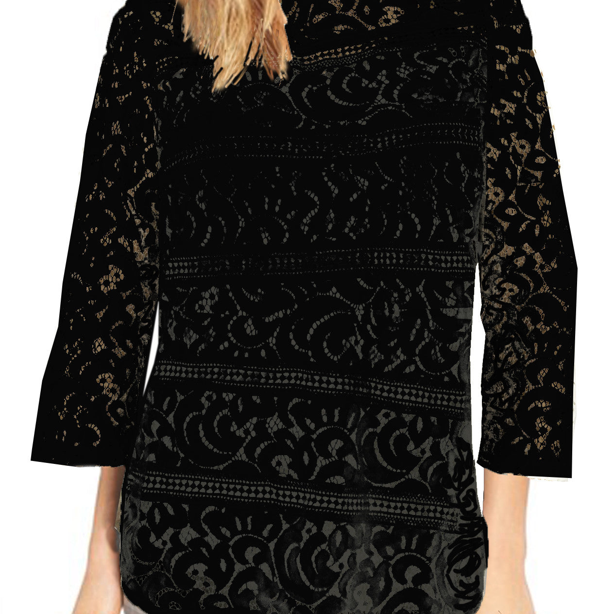 ASHORE WOMENS COTTON LACE BLOUSES