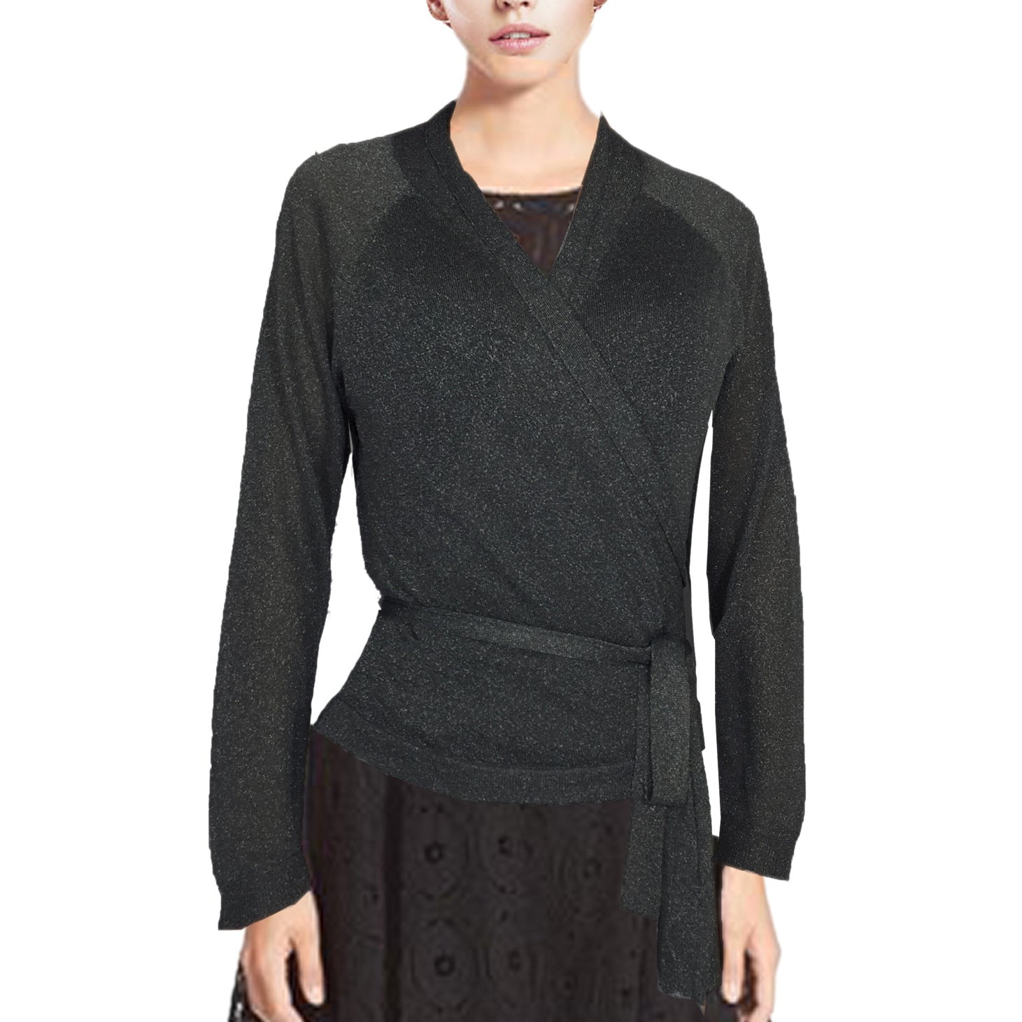 ASHORE 2018 WOMENS LUREX KIMONO CARDIGANS