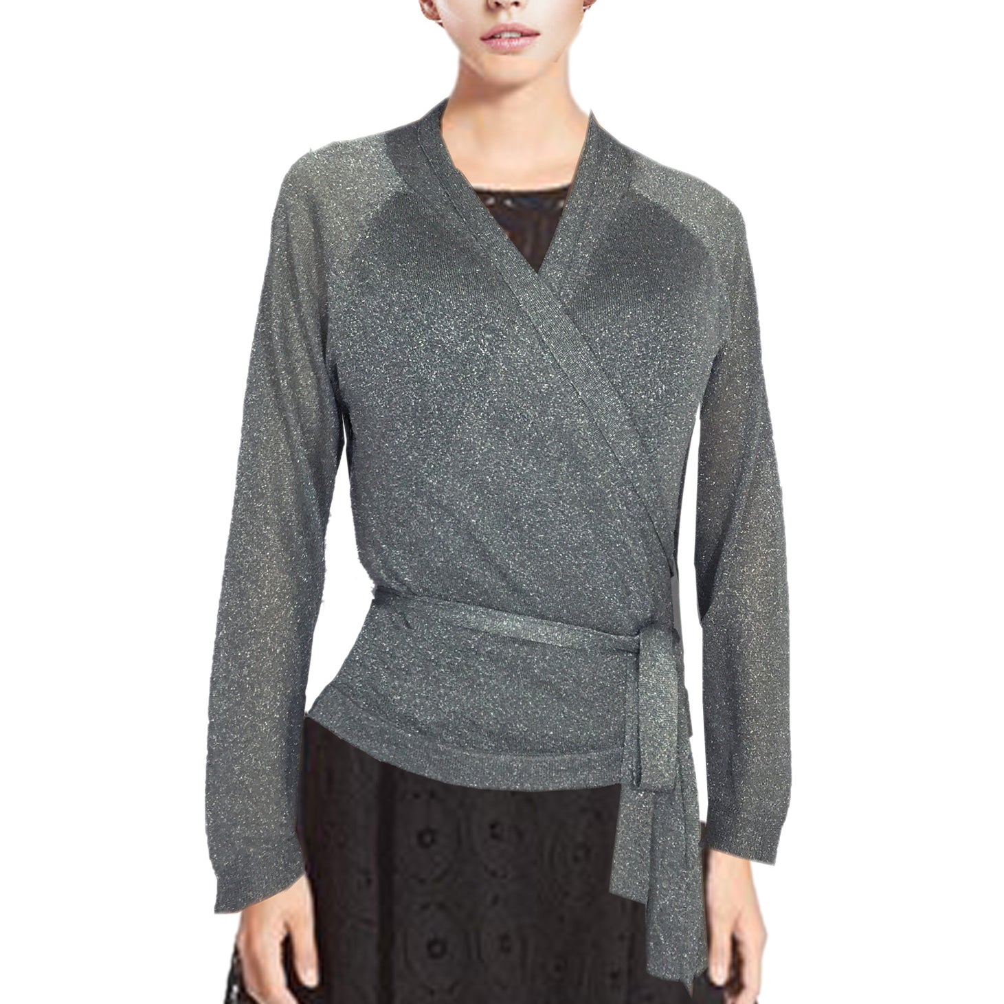 ASHORE 2018 WOMENS LUREX KIMONO CARDIGANS