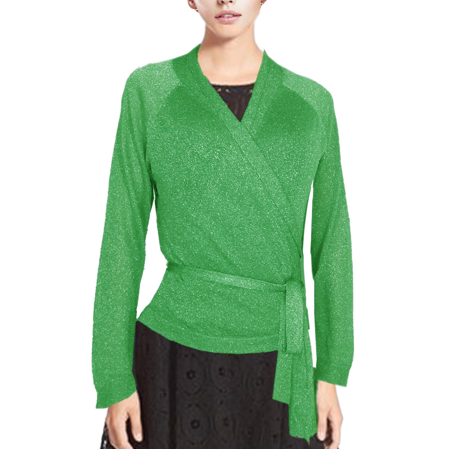 ASHORE 2018 WOMENS LUREX KIMONO CARDIGANS