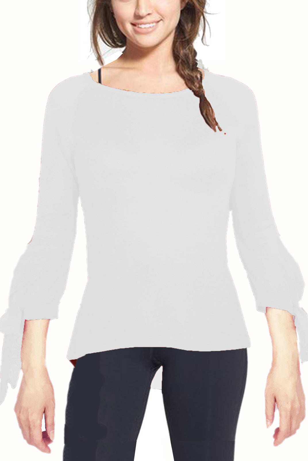 ASHORE WOMENS SLIM FIT FINE SWEATERS WITH BUBBLE CUFF