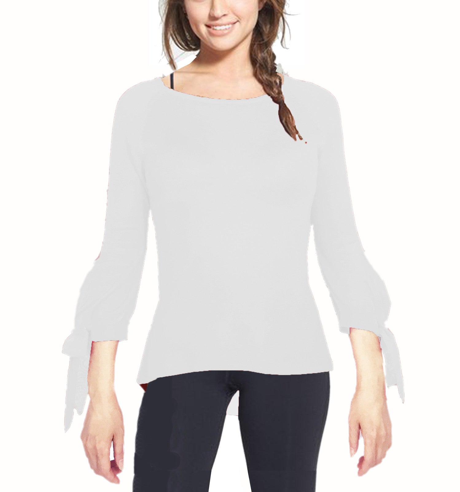 ASHORE WOMENS SLIM FIT FINE SWEATERS WITH BUBBLE CUFF