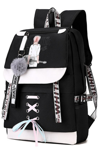 Ashoreshop women students smart back pack cellphone charger students backpacks