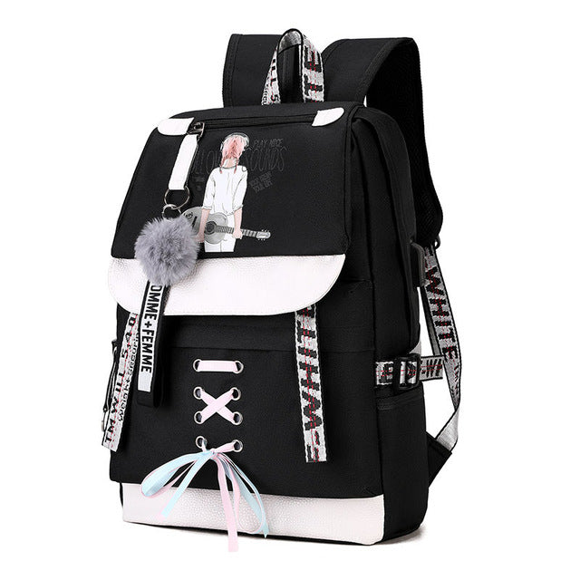 Ashoreshop women students smart back pack cellphone charger students backpacks