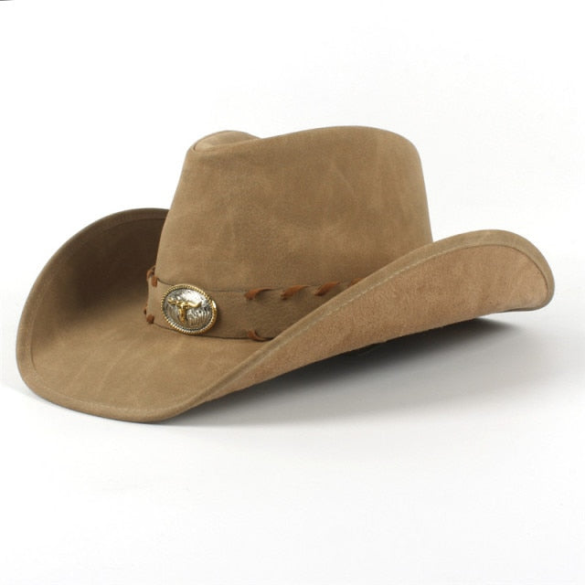 Sombreros de vaquero para mujer, hombre y mujer, unisex, sombrero de vaquero occidental