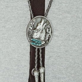 bolo tie Cowboy for men Vintage Indian mens tie Turquoise Europe Long style Zinc Alloy Pendant trendy accessories Llavero bijoux