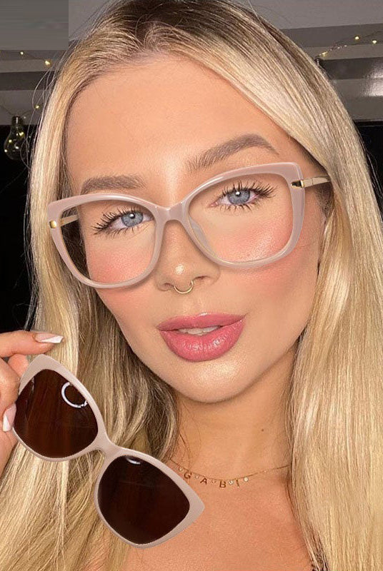 Magnetic Clip Men Women Fashion Computer Eyeglasses Anti Blue Light Optical Glasses