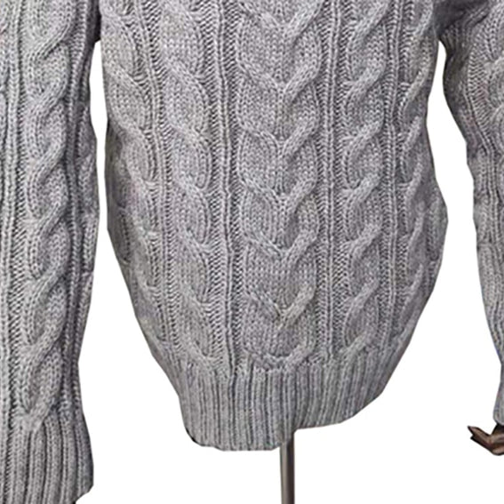 Ashore Shop Mens Winter Pullover Thick Knitted Fisherman Sweater