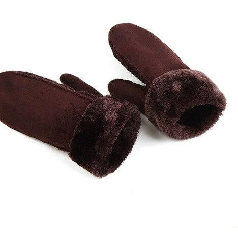 Ashore Shop Warm Winter Mittens with Fur