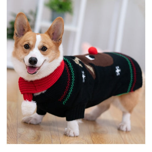 Ashore Shop Pet Dog Christmas Winter Knit Apparel Sweater
