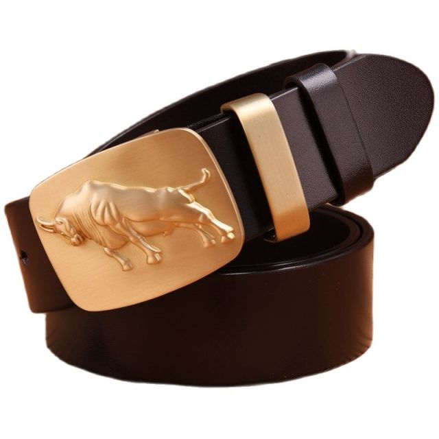 Cinturón de piel de vaca maciza con hebilla de latón macizo de lujo de grano completo 100 % genuino 2020 nuevo diseño para hombre de alta calidad rojo camello negro 3,8 cm rojo