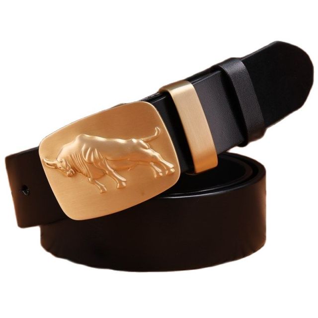 Cinturón de piel de vaca maciza con hebilla de latón macizo de lujo de grano completo 100 % genuino 2020 nuevo diseño para hombre de alta calidad rojo camello negro 3,8 cm rojo