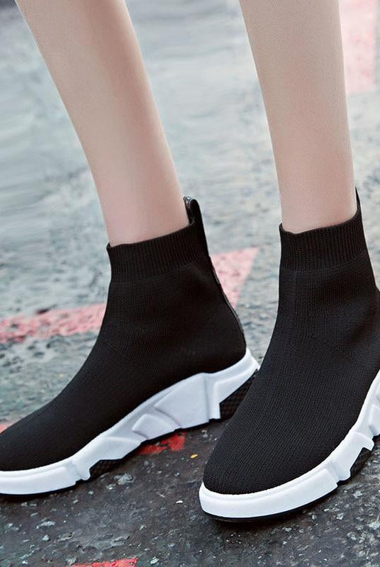 Women Stretch Sock Ankle Boots Super Comfortable