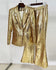 Gold Sequins Pant Suit Two Piece Sets Ashore Shop