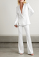 Summer Women's Two-piece Satin Single-button Suit