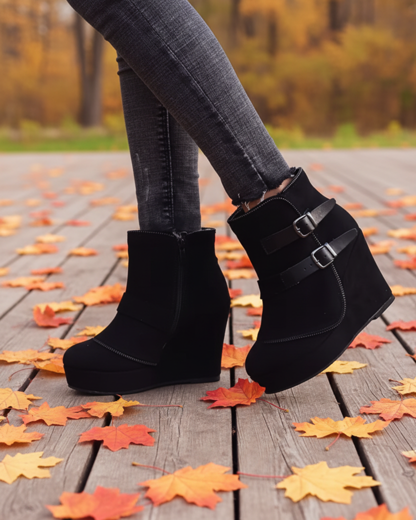 Hidden High Platform Ankle Boots Ashore Shop
