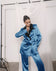 Tailor Suite Women's Loose Satin Double-breasted Two-piece Pant Suit