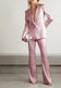 Summer Women's Two-piece Satin Single-button Suit