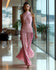 Ashore Shop Designer Pleated Pink Dress