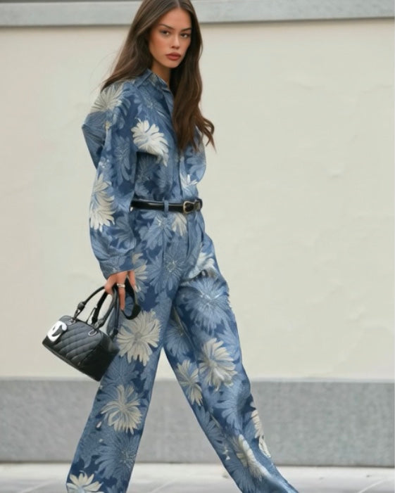 ASHORE_Denim_Jacquard_Flower_Modern_One_Piece_Designer_Jumpsuits-2