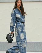 ASHORE_Denim_Jacquard_Flower_Modern_One_Piece_Designer_Jumpsuits
