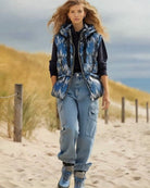 ASHORE_Festival_Style_Denim_Shiny_Sequins_Down_Vest-4
