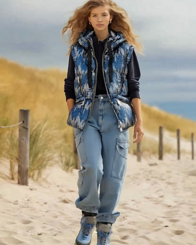 ASHORE_Festival_Style_Denim_Shiny_Sequins_Down_Vest-4