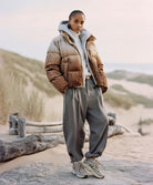 ASHORE_Festival_Style_Pleated_Ombr_High_collar_Down_Coat