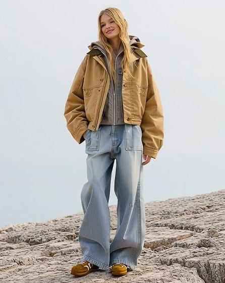 ASHORE_Trendy_Short_Workwear_jackets_and_Hoody_Sweater_and_Loose_jeans