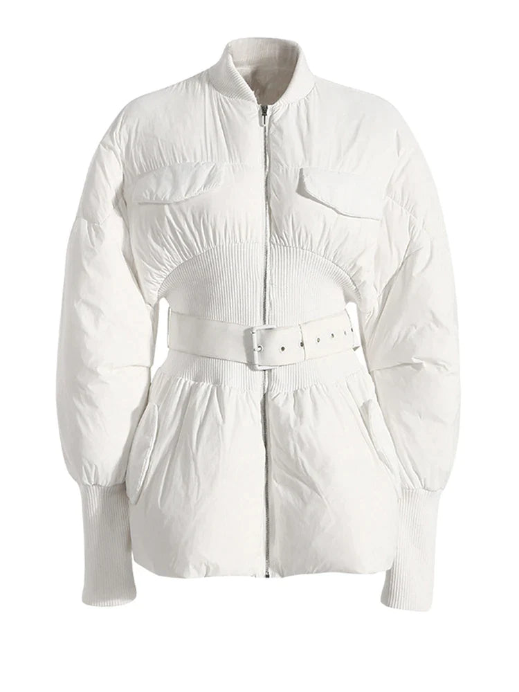 AShore --2Shop-Belted-Warm-Big-Size-Cotton-padded-Coat