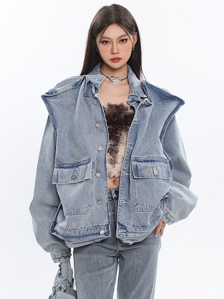 Ashore-Boutique-3D-Shoulder-INNOVATIVE-Denim-Jacket-Oversize-Long-Sleeve-Cool-Coat-For-Women-1