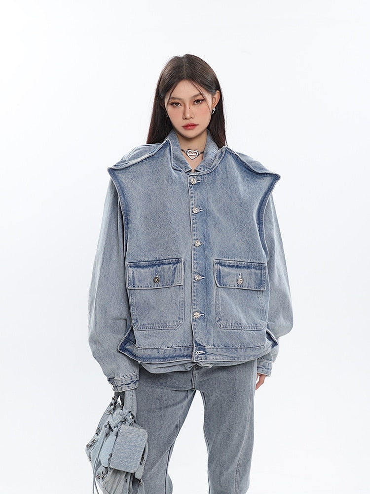 Ashore-Boutique-3D-Shoulder-INNOVATIVE-Denim-Jacket-Oversize-Long-Sleeve-Cool-Coat-For-Women-2