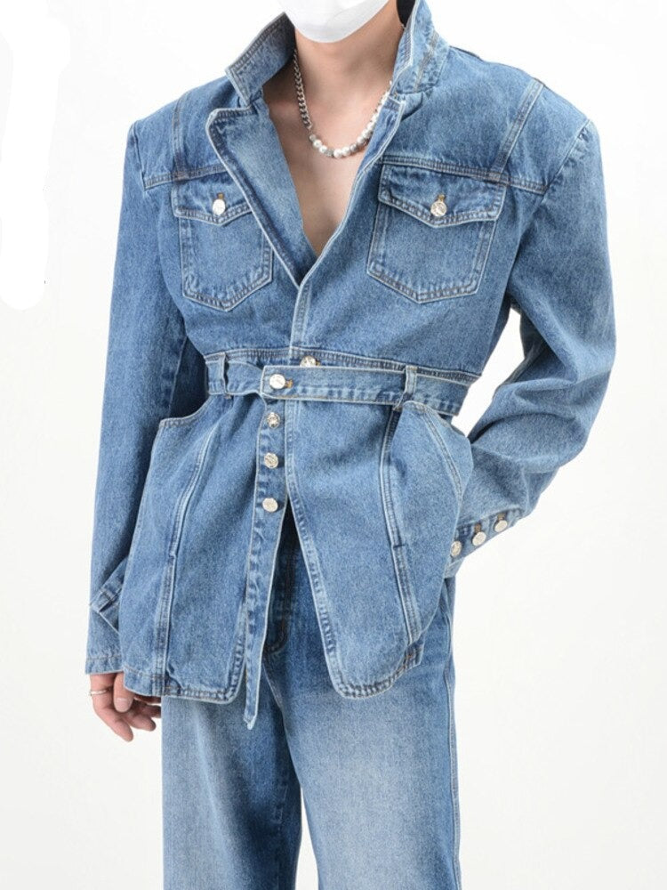 Ashore-Boutique-Innovative-Denim-Women's-Loose-Relaxed-Long-Sleeve-Coat-and-Jeans-2023-2