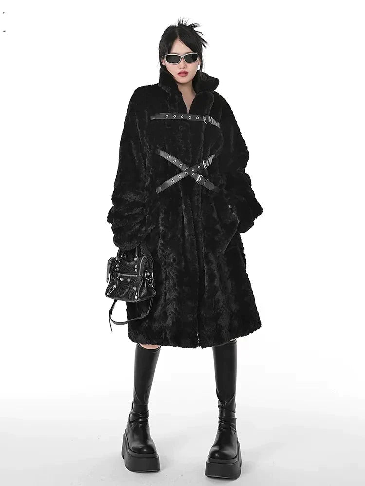 Ashore-boutique-Winter-Cool-Long-Loose-Casual-Soft-Thick-Warm-Black-Fuzzy-Faux-Fur-Coat-Women-3