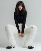 Ashore-design-women-fur-mohair-leggings