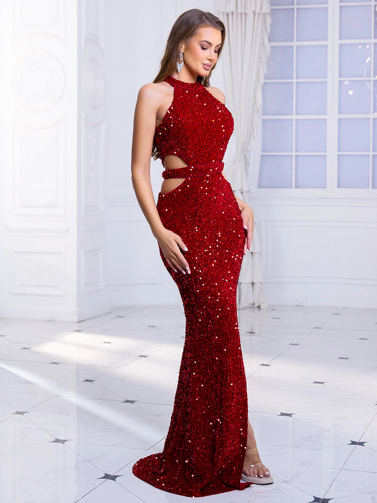 Ashore-shop-Evening-Prom-Gown-sequins-Red-dress-Sexy-Sequin-Hollow-Out-Long-Dress-3