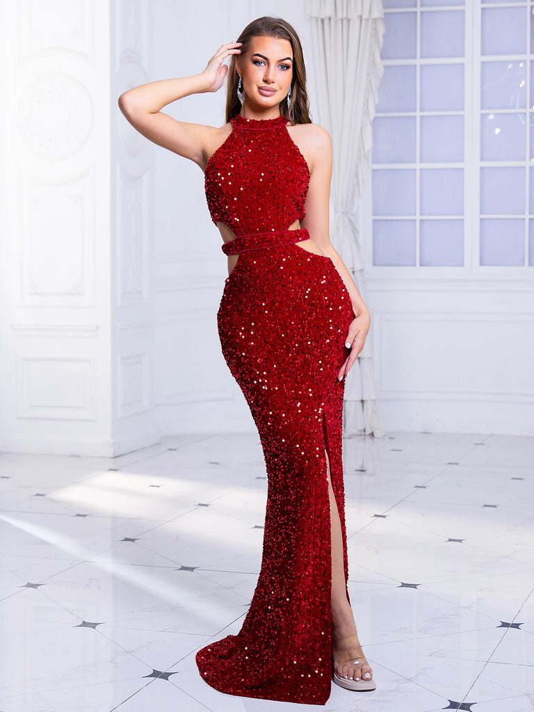 Ashore-shop-Evening-Prom-Gown-sequins-Red-dress-Sexy-Sequin-Hollow-Out-Long-Dress-4