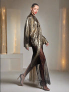 Ashore-shop-Loose-Gold-Women-S-Shirts-2024-Elegant-V-Neck-Long-Sleeve-Shirt-Vintage-Shirt-1